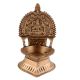 Indian Handmade Unique Ashtadhatu Oil Lamp Goddess Laxmi Diya